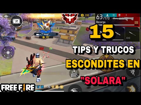 15 MEJORES LUGARES PARA CAMPEAR EN "SOLARA" FREE FIRE/TIPS,TRUCOS Y ESCONDITES 2025
