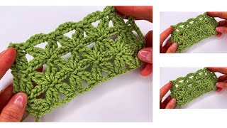 Crochet Stitch Tutorial! 😍 So Easy & Beautiful, Perfect for Beginners!