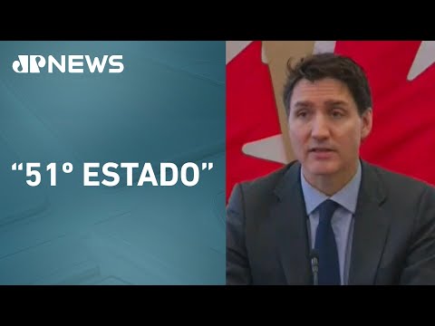 Justin Trudeau afirma que ameaça de Trump em anexar Canadá é real