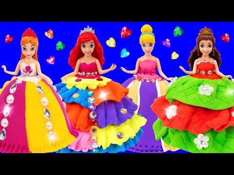 DIY Amazing Outfits for Disney Princesses Ariel, Belle, Cinderella and Frozen Anna