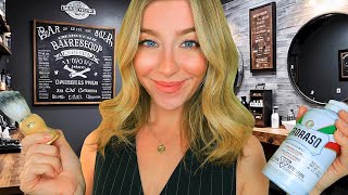 ASMR The INAPPROPRIATE Gentlemen's Barbershop Shave | Ft Realistical Binaural Shave Sounds