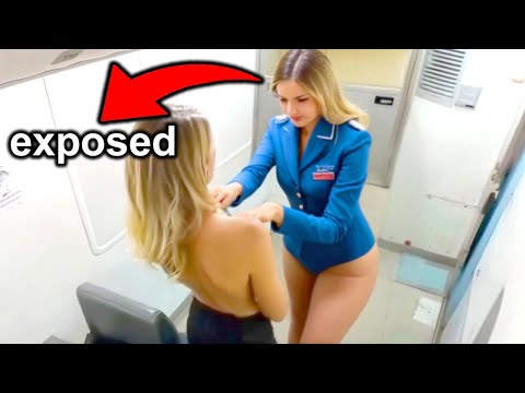 Flight Attendants Who Forgot They Were Filmed