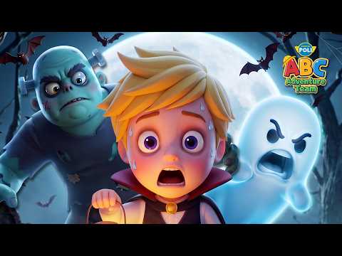EP05 A Ghost Appeared│ABC Adventure Team│Moon • Dracula│Learn English Words│Robocar POLI TV