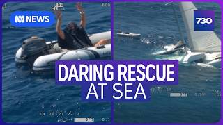 YouTube video thumbnail:  The Extraordinary Rescue of a Lone Canadian Sailor 1,000km From Australia