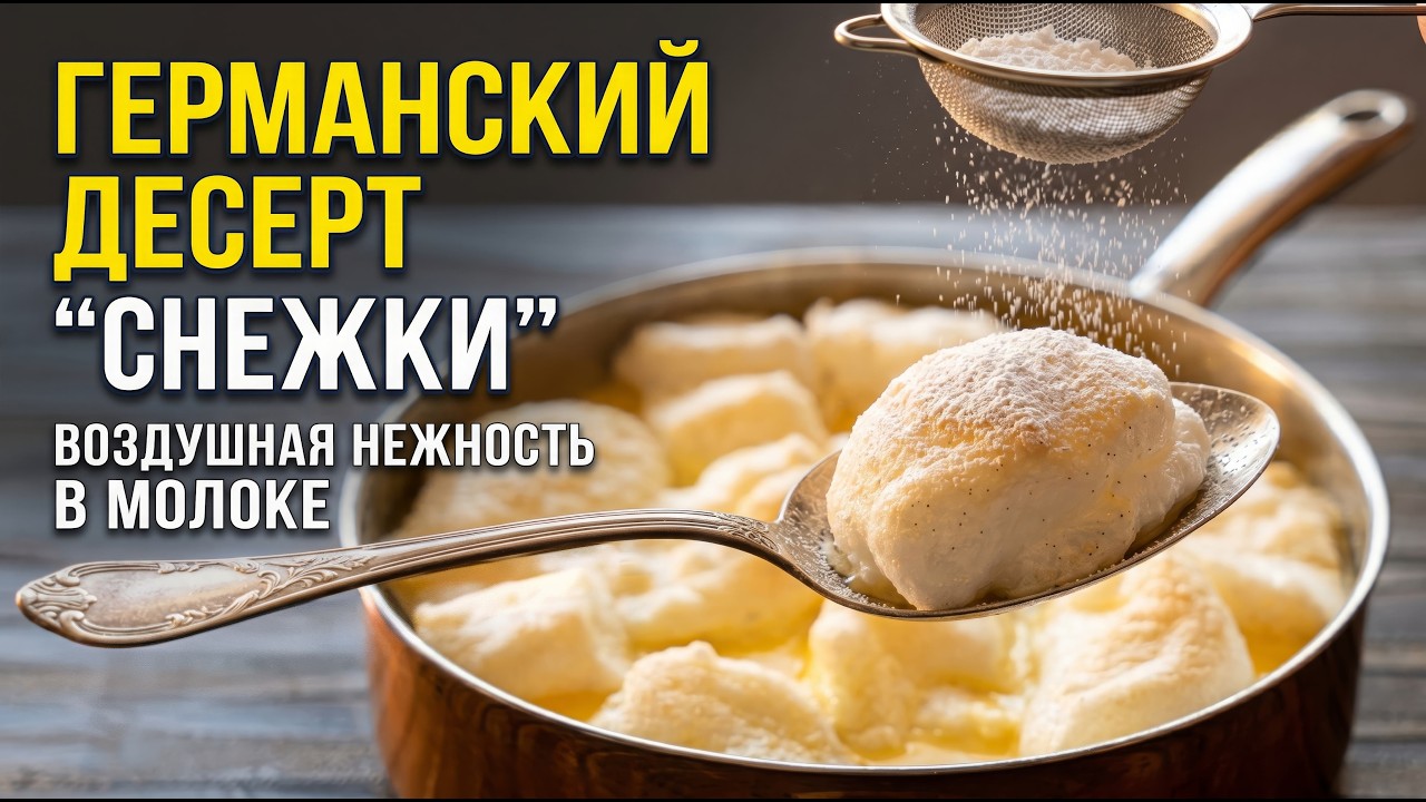 Снежки ( Schneeflocken sheypale, старинный немецкий десерт. Вкусные рецепты из доступных продуктов