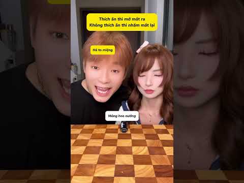 Thử thách mở mắt là ăn
