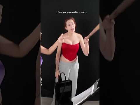 Bastidores da gravação com a @preta.hi 🤣