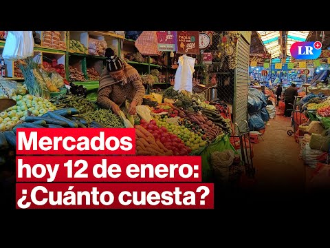 🔴¿CUÁNTO CUESTA? Precios en MERCADOS: pollo, papa y otros HOY 12 de enero Perú | #EnVivoLR