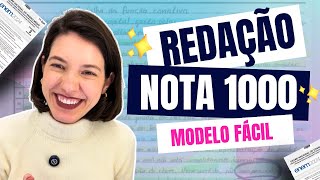 MEU MODELO de redação do ENEM 🤯  funciona para QUALQUER TEMA (ATUALIZADO 2025)