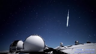 ハワイ・マウナケア星空ライブカメラ 2026年1月8日UTの流星ダイジェスト/Meteors over Maunakea, Hawaii, Jan 8, 2026