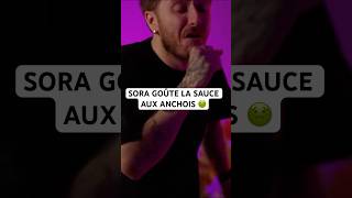 SORA GOÛTE LA SAUCE AUX ANCHOIS 🤢