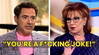 Robert Downey Jr. SILENCES Joy Behar LIVE on The View — The Comeback That Shocked the Entire Studio!