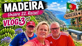 MADEIRA VLOG 3 🌴 Unsere 22. Reise – Traumhafte Aussichten, Bananen & Meer