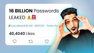 16 BILLION Passwords LEAKED 🤯 - Apple, Google, Facebook Password Leaked - The Biggest Cyber Disaster