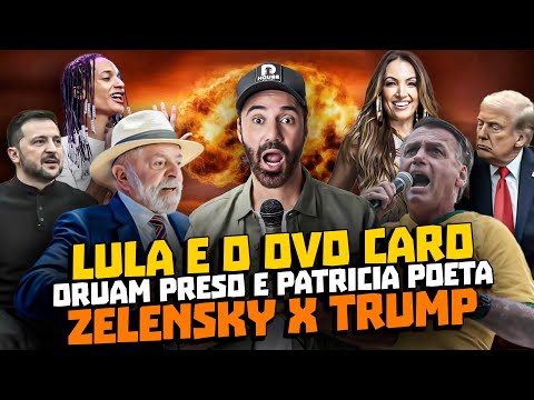 LULA E O OVO CARO I ORUAM PRESO I PATRICIA POETA I TRUMP X ZELENSKY - STAND UP DIOGO PORTUGAL