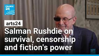 YouTube video thumbnail: Salman Rushdie on Survival, Censorship and the Power of Fiction