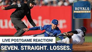 Royals POSTCAST: Kansas City Royals Drop SEVENTH STRAIGHT, Swept By New York Yankees in The Bronx