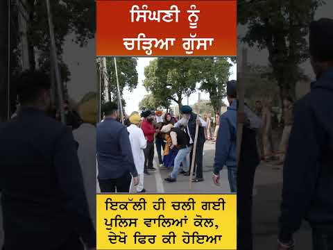 ਸਿੰਘਣੀ ਨੂੰ ਚੜ੍ਹਿਆ ਗੁੱਸਾ, ਇਕੱਲੀ ਹੀ ਚਲੀ ਗਈ ਪੁਲਿਸ ਵਾਲਿਆਂ ਕੋਲ, ਦੇਖੋ ਫਿਰ ਕੀ ਹੋਇਆ