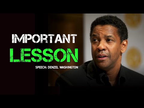 10 Most Important Lesson Motivational Speech By Denzel Washington | Denzel Washington Motivation