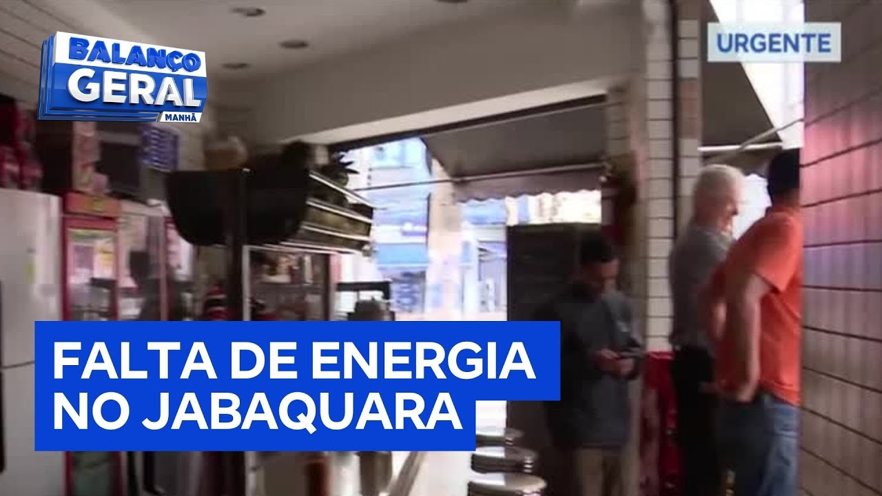 Falta de energia elétrica afeta comércio no Jabaquara zona sul de SP