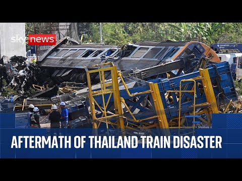 Thailand train disaster latest: At least 27 killed  - as official warns figure will rise
