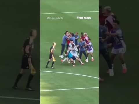 Spain, Argentina BRAWL after 2026 FIFA World Cup final #shorts #us #news #foxnews #WorldCup