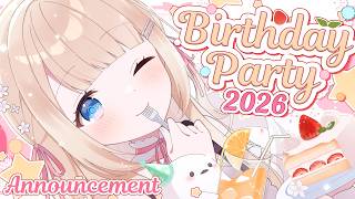 Birthday Party ┊ Announcement too! Will you celebrate my birthday with