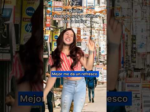 Cuando vas a comer en la India.