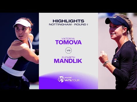 Viktoriya Tomova vs. Elizabeth Mandlik | 2023 Nottingham Round 1 | WTA Match Highlights