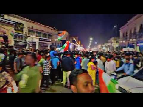 India vs newzeland champions trophy winning celebration vidhan sabha lucknow #lucknow #india#cricket