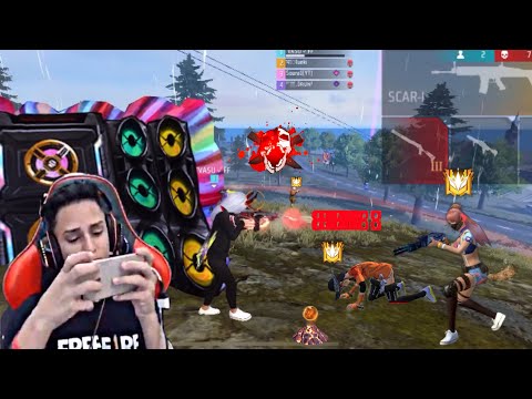 White444 Hacker 90% Headshot Rate ⚡️|| Solo Vs Squad Full Gameplay 😱 |I Poco ×3 Pro 🔥iPhone 14 pro