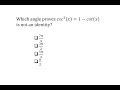 Understanding Trigonometric Identities