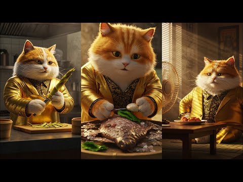 Nonomen funny video😂😂😂 Various Cats Cooking Anime