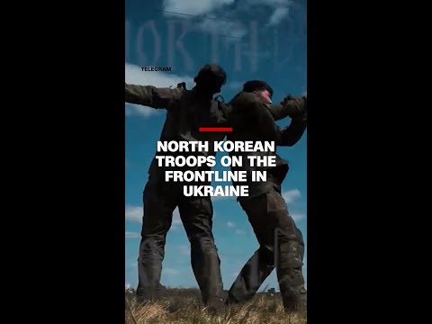 North Korean troops on the frontline in Ukraine
