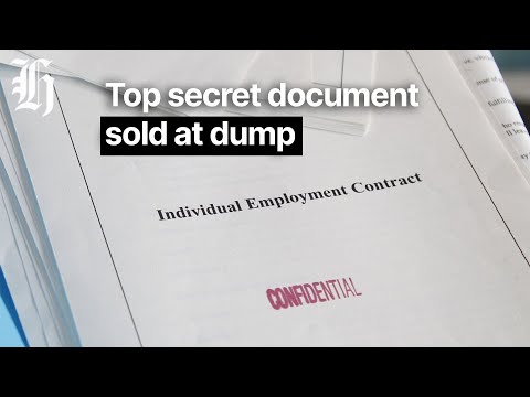 YouTube video thumbnail: Inside Wellington’s Secret Mayoral Desk Documents Accidentally Sold at Dump