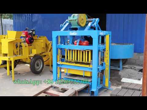 QT4-40 est une machine à mouler les blocs de béton à un prix abordable  Une seule machine #building