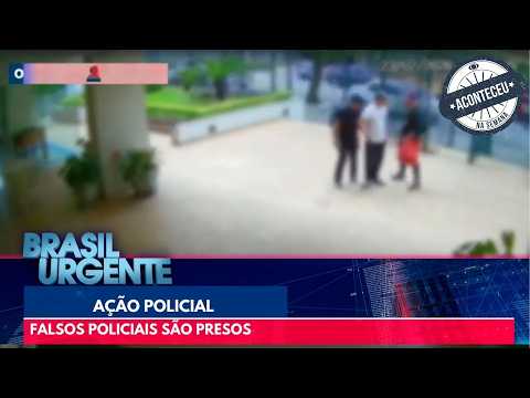 Veja o momento em que falsos policiais são presos | Aconteceu na Semana