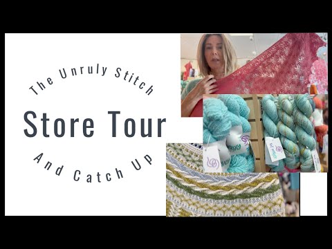 Alone at The Unruly Stitch!!!Taking you with me on a Store Tour/Update