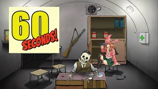 【60 Seconds!】60秒で支度しな！世界の終わりを生き残れ！【Vtuber/甘あめる】
