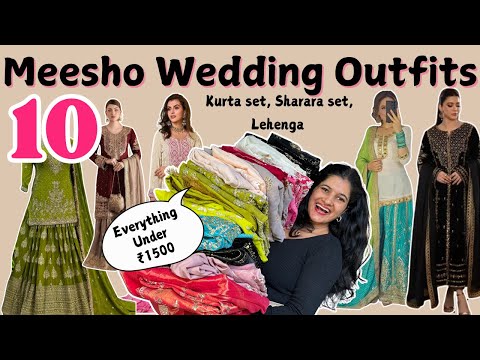 HUGE Meesho Haul 🛍️| Wedding Lehenga & Kurta Set | Affordable Meesho Wedding Collection ,Mansi Khare