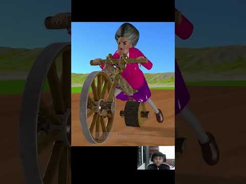 Scary Teacher 3D vs Squid Game Cogwheel Ride Challenge Avoiding Iron Cages #shorts #shortsvideo