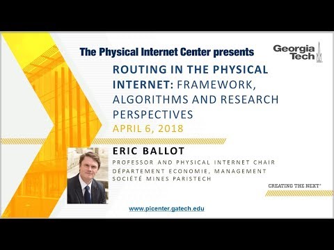 Routing in the Physical Internet  Framework, Algorithms and Research Perspectives