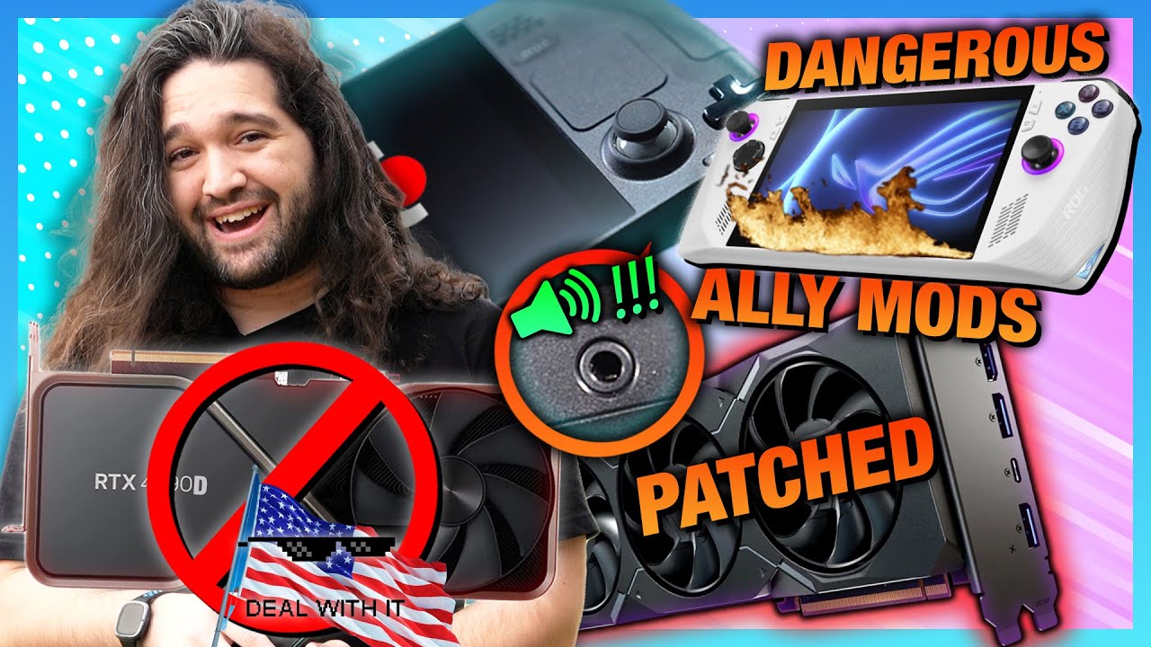 HW News - Steam Deck OLED Issues, NVIDIA RTX 5880, AMD Drivers, & Crazy ROG Ally Mods