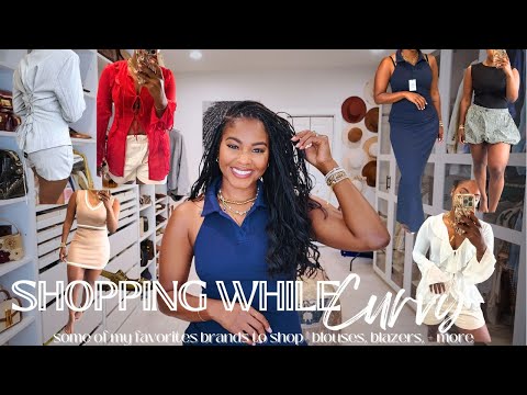 Shopping While Curvy: Revolve || some of my favorites brands to shop || blouses, blazers, + more