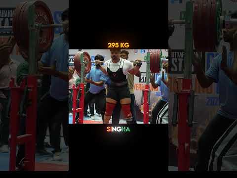 805 KG TOTAL - BEST LIFTER OF STATE 🙌