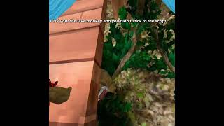 POV you’re the lava monkey and didn’t stick to the script 