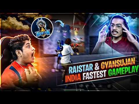 Raistar & GyanGaming When We Played Together Destroyed India Fastest Lobby - Garena Free Fire