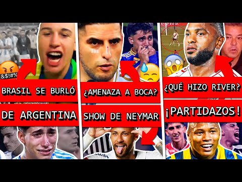 BRASIL se burló de ARGENTINA+ SHOW de NEYMAR+ ALIANZA LIMA advirtió a BOCA+ RIVER se DESAHOGÓ+ GOLES