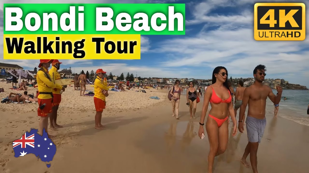 4K Bondi Beach Walking Tour | New South Wales