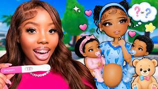 Finding Out The GENDER Of MY BABY ⭐ | Roblox Life Together Rp Snapchat